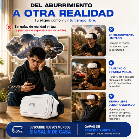 GAFAS DE REALIDAD VIRTUAL™: Explora Nuevos Mundos desde Casa