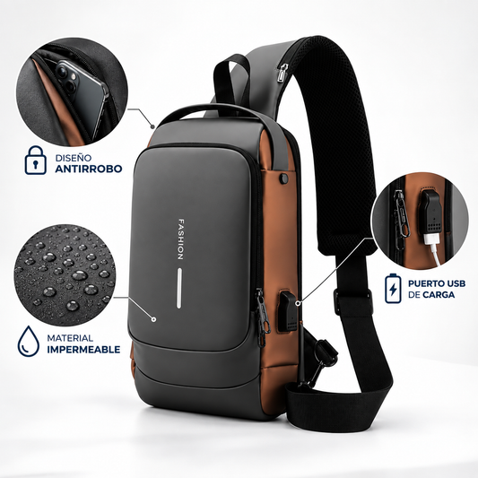 MOCHILA ANTIROBO USB™: Seguridad y Conectividad en Cada Viaje