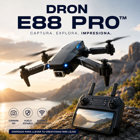 DRON E88 PRO™: Explora el Mundo desde una Nueva Perspectiva